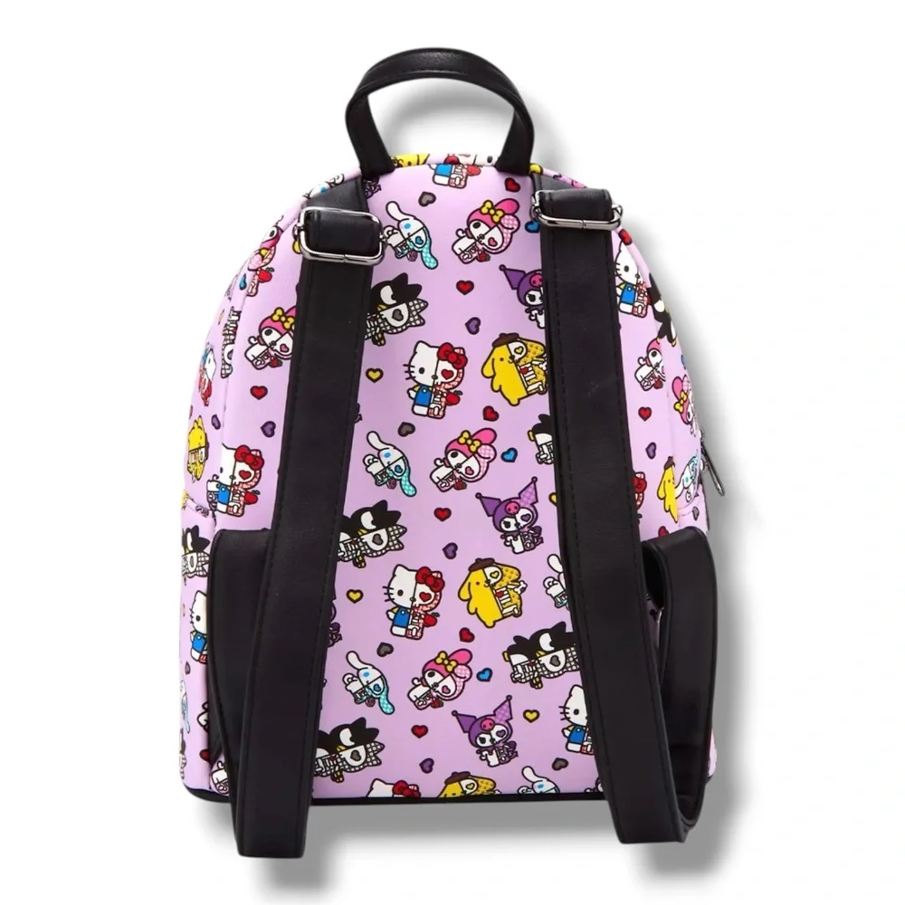 Loungefly Sanrio Hello Kitty And Friends Half Skeleton Mini Backpack - NWT